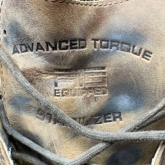 Ariat Boots Womens 8.5 Tan Ankle Leather Kiltie Western‎ Lace Up Roper Cowgirl - Picture 5 of 16